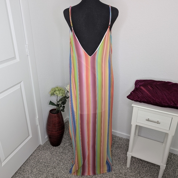 💘 Rainbow striped maxi dress - Picture 6 of 7
